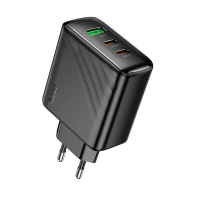 Зарядний пристрій Hoco CS26A 45W 3A USB-A+2USB-С black
