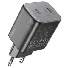 Зарядний пристрій Hoco N42 45W 3A 2USB-C black