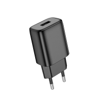 Зарядний пристрій Hoco C134A 12W 2.4A USB-A black