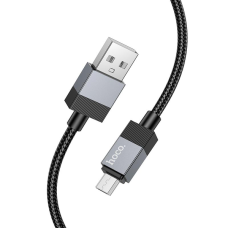 Кабель Hoco X110 Honorific USB-A to Micro USB 12W 2.4A 1м black