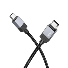 Кабель Hoco X110 Honorific Type-C to Type-C 60W 3A 1м black