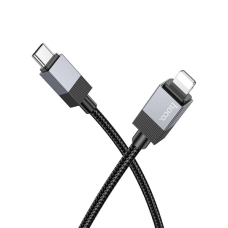 Кабель Hoco X110 Honorific Type-C to Lightning 27W 3A 1м black
