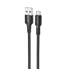 Кабель Borofone BX116 USB-A to Micro USB 12W 2.4A 1м black