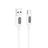 Кабель Borofone BX114 Structure USB-A to Type-C 15W 3A 1м white
