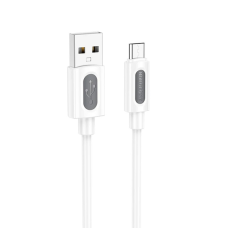 Кабель Borofone BX114 Structure USB-A to Micro USB 12W 2.4A 1м white