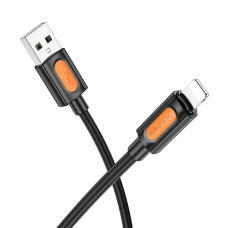 Кабель Borofone BX114 Structure USB-A to Lightning 12W 2.4A 1м black