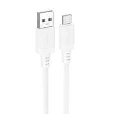 Кабель Borofone BX115 Lotto USB-A to Type-C 15W 3A 1м white