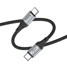 Кабель Hoco X102 Type-C to Type-C 60W 3A 1м black