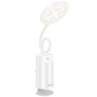 Лампа настільна LED Hoco HX10 Clip (1200mAh) white