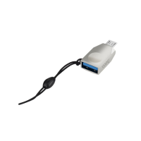 Перехідник Hoco UA10 Micro USB to USB 3.0 silver