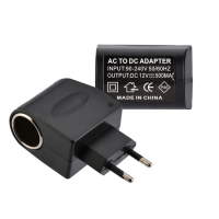 Зарядний пристрій 220V to АЗП 12V 0.5A black