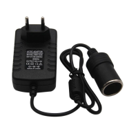 Зарядний пристрій 220V to АЗП 12V 2A black