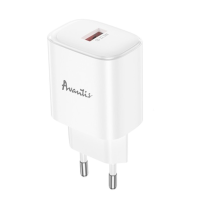 Зарядний пристрій Avantis A837 22.5W 3A USB-A white