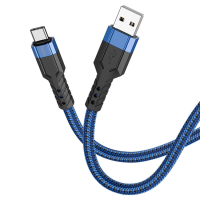 Кабель Hoco U110 USB-A to Type-C 15W 3A 1.2м blue