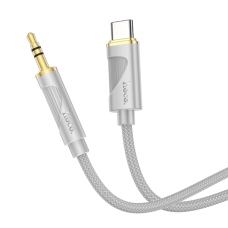 Audio кабель AUX Hoco UPA30 Lightning to 3.5мм 1м gray