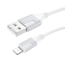 Кабель Borofone BX101 Creator USB-A to Lightning 12W 2.4A 1м white