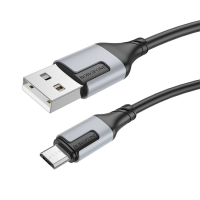 Кабель Borofone BX101 Creator USB-A to Micro USB 12W 2.4A 1м black