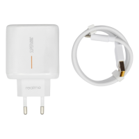 Зарядний пристрій Realme 65W 5A USB-A з кабелем A-C (OEM) white