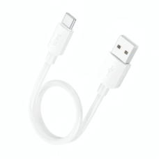 Кабель Hoco X96 USB-A to Type-C 27W 3A 0.25м white