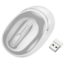 Мишка бездротова Hoco GM34 white gray