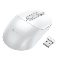 Мишка бездротова Hoco GM28 white gray