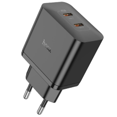 Зарядний пристрій Hoco N35 45W 3A 2USB-C black