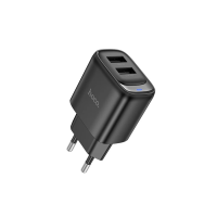 Зарядний пристрій Hoco C141A 10.5W 2.1A 2USB-A black