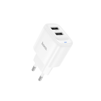 Зарядний пристрій Hoco C141A 10.5W 2.1A 2USB-A white