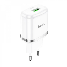 Зарядний пристрій Hoco N3 18W 3A USB-A white