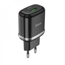 Зарядний пристрій Hoco N3 18W 3A USB-A black