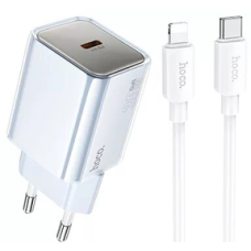 Зарядний пристрій Hoco N47 30W 3A USB-C з кабелем С-L blue