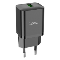 Зарядний пристрій Hoco N26 18W 3A USB-A black