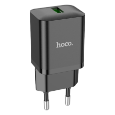 Зарядний пристрій Hoco N26 18W 3A USB-A black