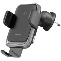 Автотримач Proove Nitro  Charge 15W gray