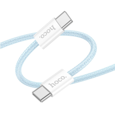Кабель Hoco X104 Type-C to Type-C 60W 3A 2м blue