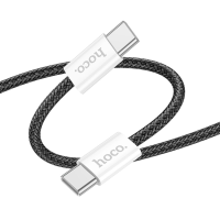 Кабель Hoco X104 Type-C to Type-C 60W 3A 1м black