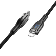 Кабель Hoco U115 Type-C to Lightning 20W 3A 1.2м black