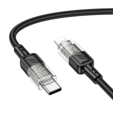 Кабель Hoco U129 Type-C to Lightning 27W 3A 1.2м black