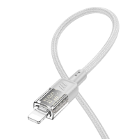 Кабель Hoco U129 Type-C to Lightning 27W 3A 1.2м gray