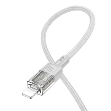Кабель Hoco U129 Type-C to Lightning 27W 3A 1.2м gray