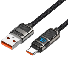 Кабель Hoco U137 Line USB-A  to Type-C 66W 5A 1.2м black