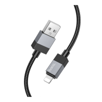 Кабель Hoco X110 Honorific USB-A to Lightning 12W 2.4A 1м black