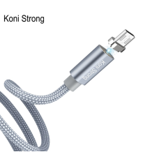 Кабель Koni Strong KS10m Magnetic USB-A to Micro USB 10W 2A 1м gray