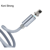 Кабель Koni Strong KS10i Magnetic USB-A to Lightning 10W 2A 1м gray