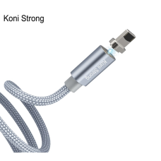 Кабель Koni Strong KS10i Magnetic USB-A to Lightning 10W 2A 1м gray