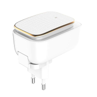 Зарядний пристрій LDNIO A2205 12W 2.4A 2USB-A з кабелем A-M white