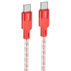Кабель Hoco X99 Type-C to Type-C 60W 3A 1м red