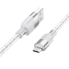 Кабель Hoco X99 USB-A to Micro USB 12W 2.4A 1м gray