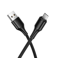 Кабель Hoco X120 USB-A to Micro USB 12W 2.4A 1м black