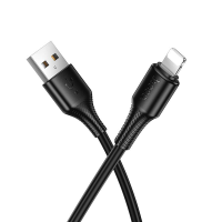 Кабель Hoco X120 USB-A to Lightning 12W 2.4A 1м black
